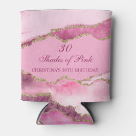 Elegant Shades of Pink Birthday Party 缶クーラー