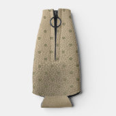 Elegant  Shamrock Patrick's Day Leather ボトルクーラー (裏面)