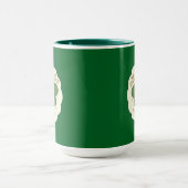 Elegant Shamrock St Patrick’s Day - caneca マグカップ (中央)