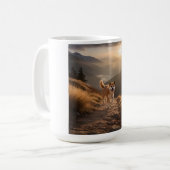 Elegant Shiba Inu Coffee Mug コーヒーマグカップ (正面左)