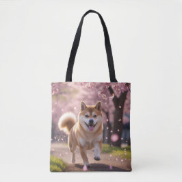 Elegant Shiba Inu Tote Bag トートバッグ