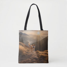 Elegant Shiba Inu Tote Bag トートバッグ