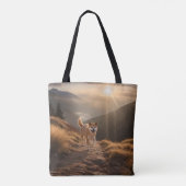 Elegant Shiba Inu Tote Bag トートバッグ (裏面)