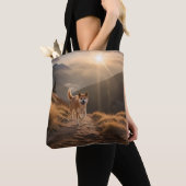 Elegant Shiba Inu Tote Bag トートバッグ (クローズアップ)
