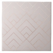 Elegant Shiny Geometric Pattern  タイル (正面)