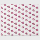 Elegant Shiny Pink Queen Crown Happy mothers day ラッピングペーパー (フラット)