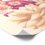 Elegant Sikh Wedding Welcome Sign | Anand Karaj  ポスター (角)