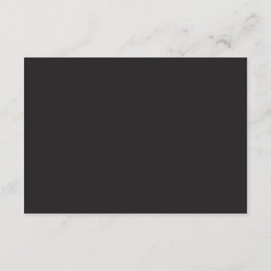 Elegant Silver and Black Horizontal Wedding RSVP (裏面)