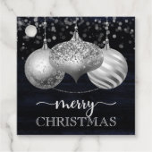 Elegant Silver Christmas Ornaments フェイバータグ (正面)