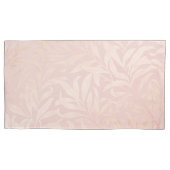 Elegant silver leaf pattern  枕カバー (正面)