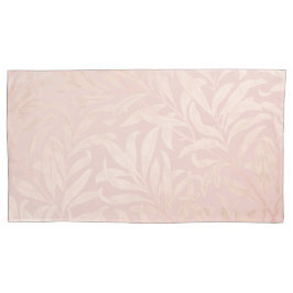 Elegant silver leaf pattern  枕カバー