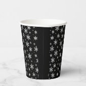 Elegant Silver Snowflake | 冬のホリデー 紙コップ (右)