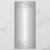 Elegant silver Wedding Menu メニュー (裏面)