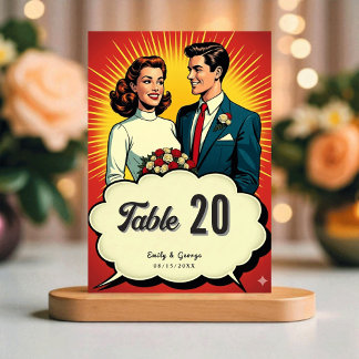 Elegant Simple Black And White Bride Groom Wedding テーブルナンバー