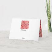 ELEGANT SIMPLE BYZANTINE MOSAIC FLOWERS Antique  シーズンカード (裏面)