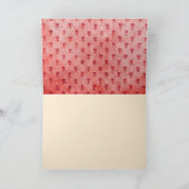 ELEGANT SIMPLE BYZANTINE MOSAIC FLOWERS Antique  シーズンカード (内部)