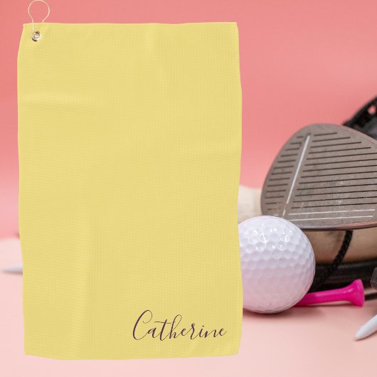 Elegant Simple Classy Modern Monogrammed Golfer ゴルフタオル