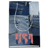 Elegant Simple Custom Packaging for Celebrations  ミディアムペーパーバッグ (正面)