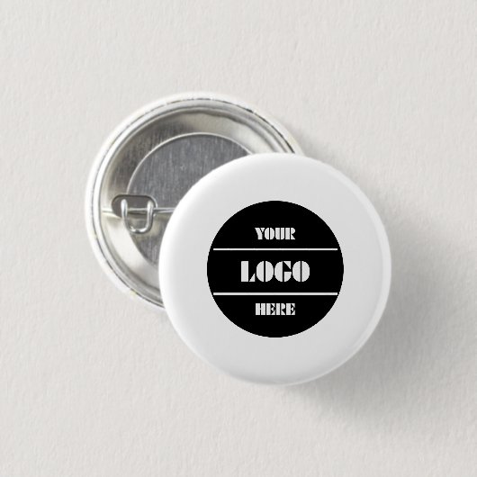 Elegant Simple Custom Round Button for Branding 缶バッジ (正面&裏面)