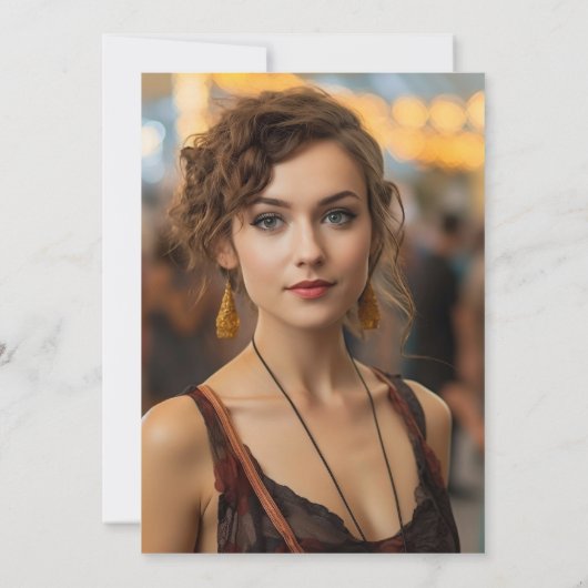 Elegant Simple Maroon Photo Math Graduation 招待状 (裏面)