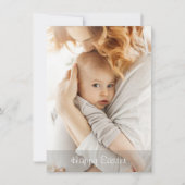 Elegant Simple Personalized Modern Happy Easter シーズンカード (正面)