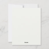 Elegant Simple Trendy Non Photo Christmas Tree シーズンカード (裏面)