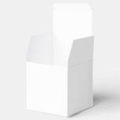 Elegant Simple White Favor Box - Minimalist フェイバーボックス (オープン)