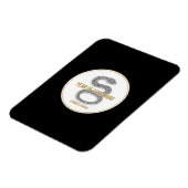 Elegant Snake - Luxury Chinese Zodiac Art & Mystic マグネット (左側)