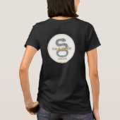 Elegant Snake - Luxury Chinese Zodiac Art & Mystic Tシャツ (裏面)