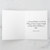 Elegant Snow Serene Scene  Design カード (内部)