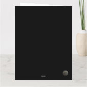 Elegant Snow Serene Scene  Design カード (裏面)