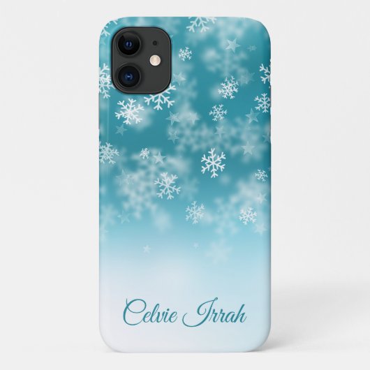 Elegant Snowflakes オリジナル iPhone X Case Case-Mate iPhoneケース (裏面)