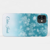 Elegant Snowflakes オリジナル iPhone X Case Case-Mate iPhoneケース (裏面(横))