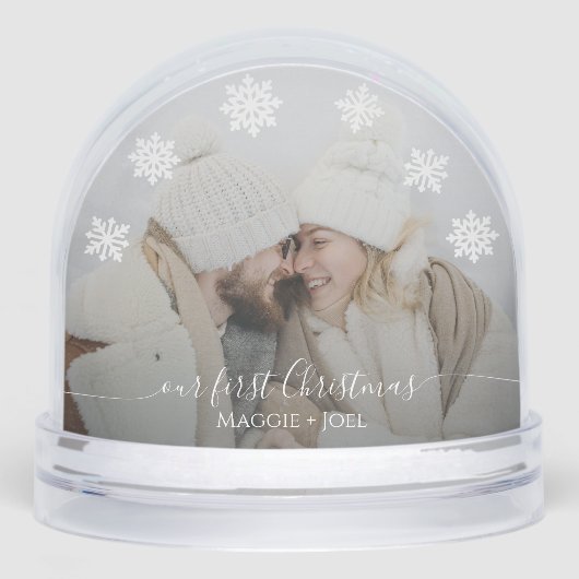 Elegant Snowflakes Our first Christmas photo (正面)