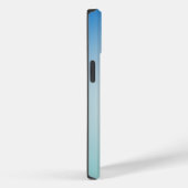 Elegant Soft Blue & White Ombre Case-Mate iPhoneケース (裏面 / 右)