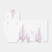 Elegant Soft Blush Lavender Floral Wedding  フェイバーボックス (折り畳みなし)