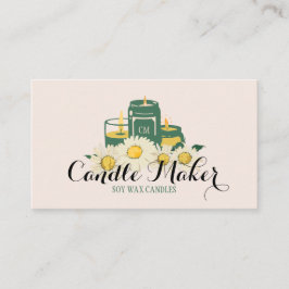 Elegant Soft Candle Soy Wax Homemade daisy 名刺