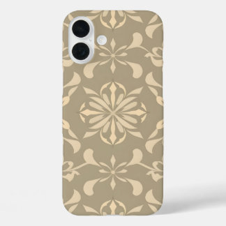 Elegant Soft Color Repeating Pattern iPhone16 Case iPhone 16 Plusケース