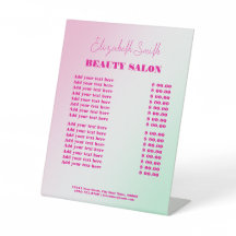 Elegant Soft Pink Beauty Salon