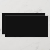 Elegant Solid Black (正面/裏面)