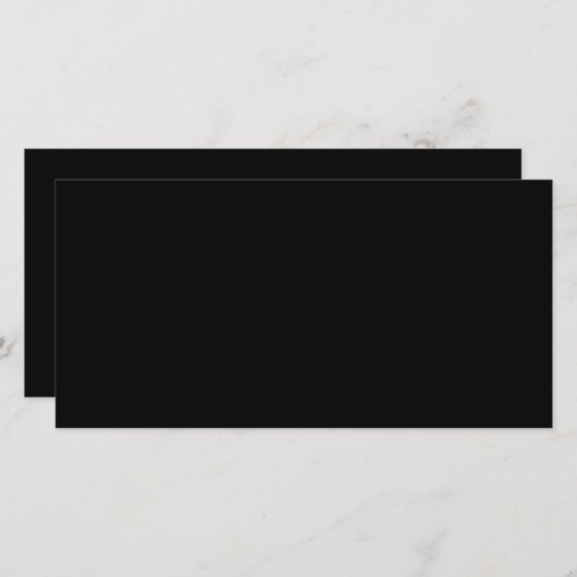 Elegant Solid Black (正面/裏面)