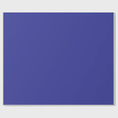 Elegant Solid Blue  ラッピングペーパー (フラット)