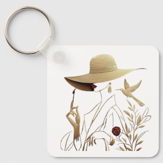 Elegant & Sophisticated Keychain キーホルダー (正面)