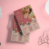 Elegant Spa & Salon Beauty Flyer Template チラシ