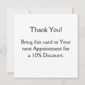 Elegant Spanish Tile Monogram Script Name Card (裏面)