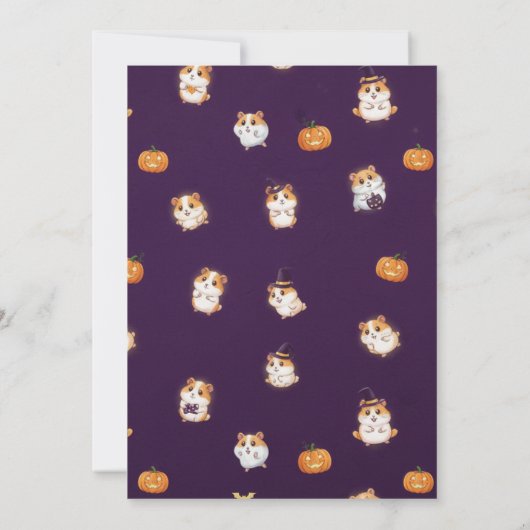 Elegant Spiderweb Halloween Invitation 招待状 (裏面)