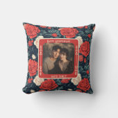 Elegant Spouse Golden Anniversary Throw Pillow クッション (正面)