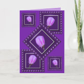 Elegant Spring Blossom Happy Birthday  カード (正面)