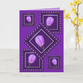 Elegant Spring Blossom Happy Birthday  カード (黄色い花)