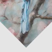 Elegant Spring Cherry Blossom Bluebird Decoupage 薄葉紙 (詳細)